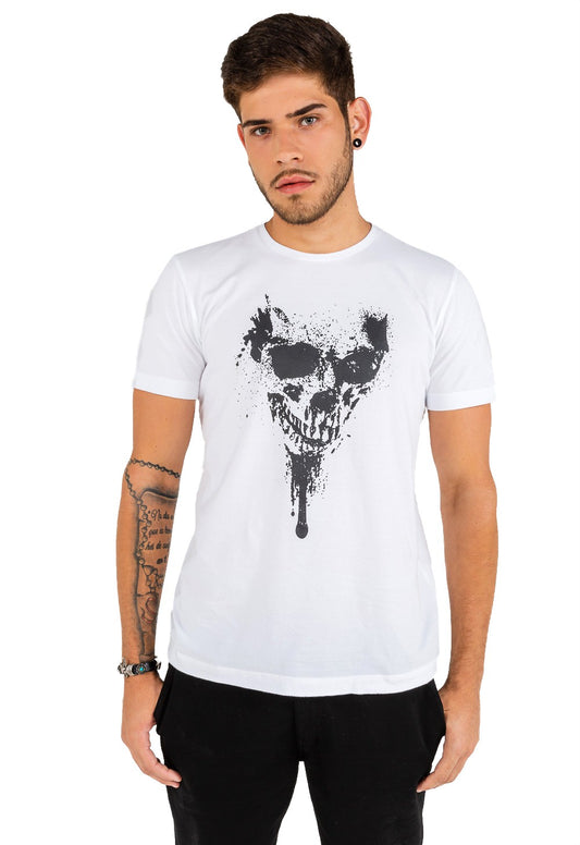 T-shirt Masculina Estampa Skull - www.latifundio.com.br