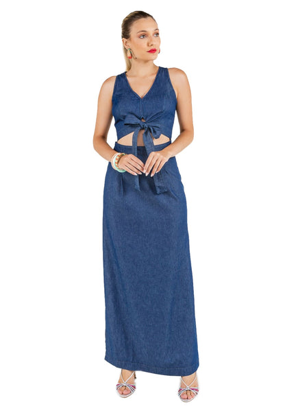 Vestido Longo Jeans - www.latifundio.com.br
