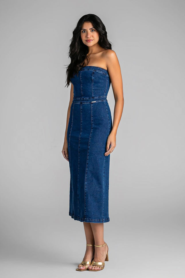 Vestido Tomara Que Caia Midi