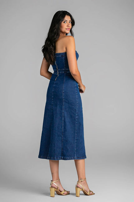 Vestido Tomara Que Caia Midi