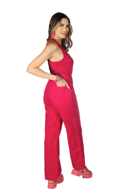 Calça Feminina Cintura Alta Wide Leg